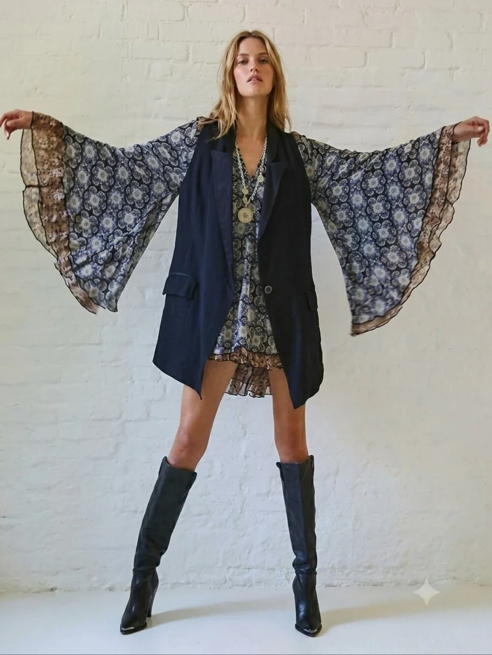 Free People Gabi Tunic Dress Size XS Boho Festival